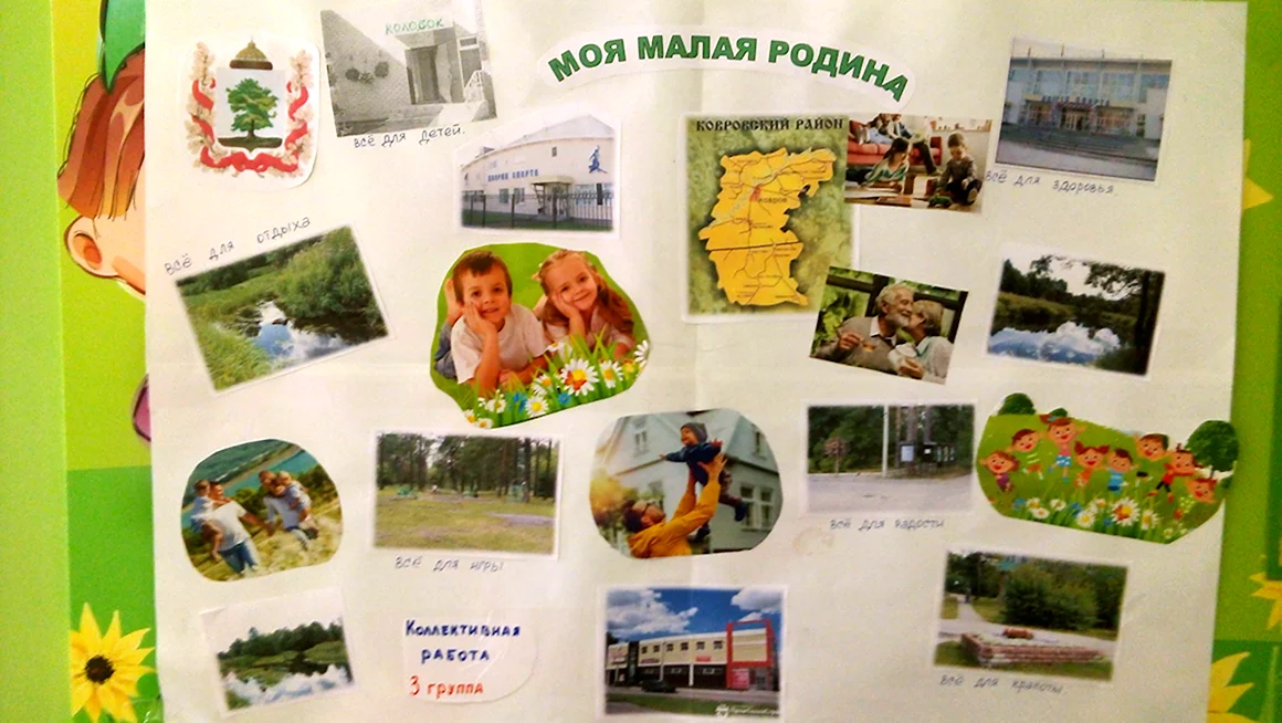 Плакат моя малая Родина