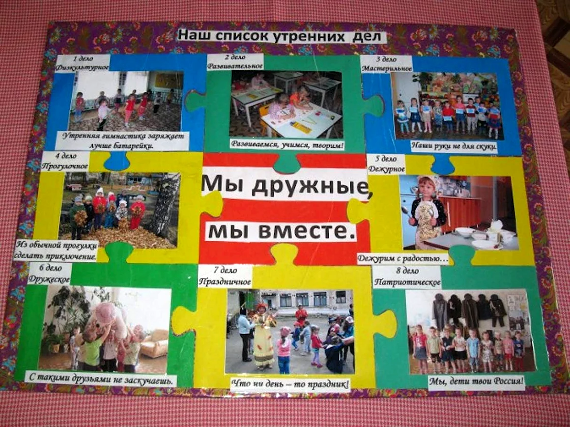 Плакат наш дружный класс