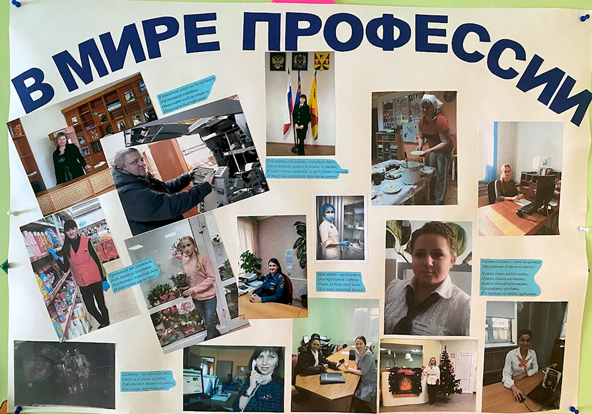 Плакат. Профессии