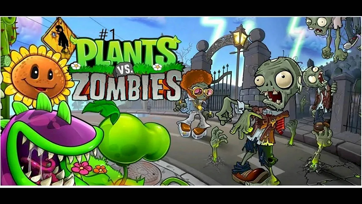 Plants vs Zombies 1 растения