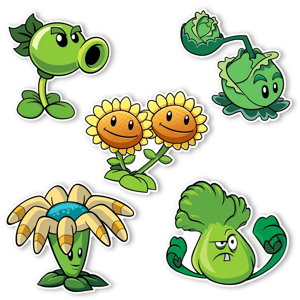 Plants vs Zombies 2 растения