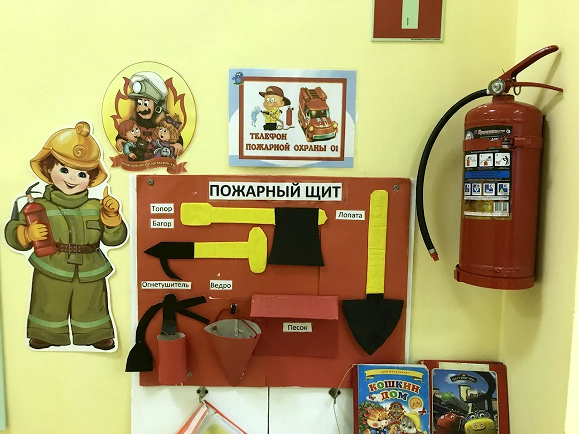 Поделка из пластилина ко Дню пожарника ё