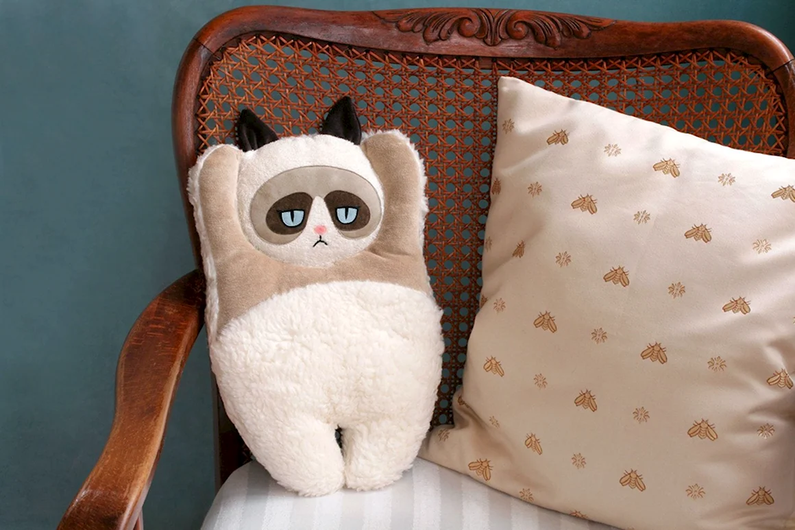 Подушка Grumpy Cat