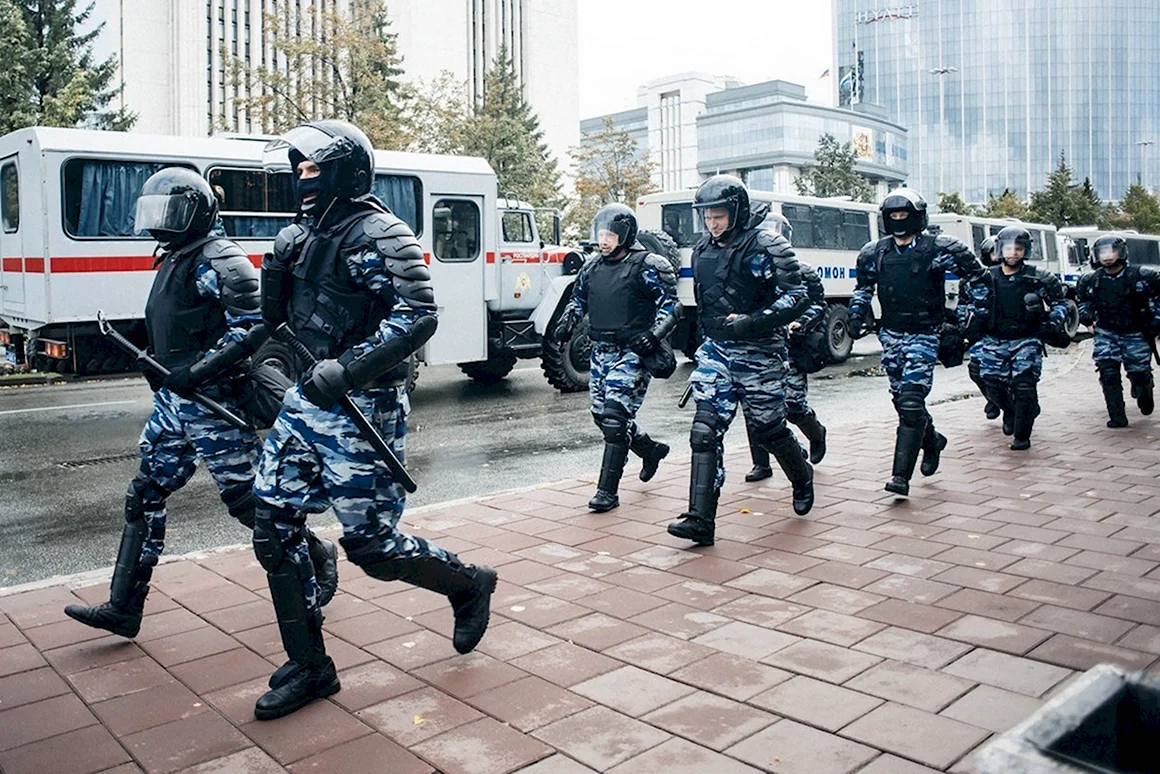 Полиция РФ ОМОН