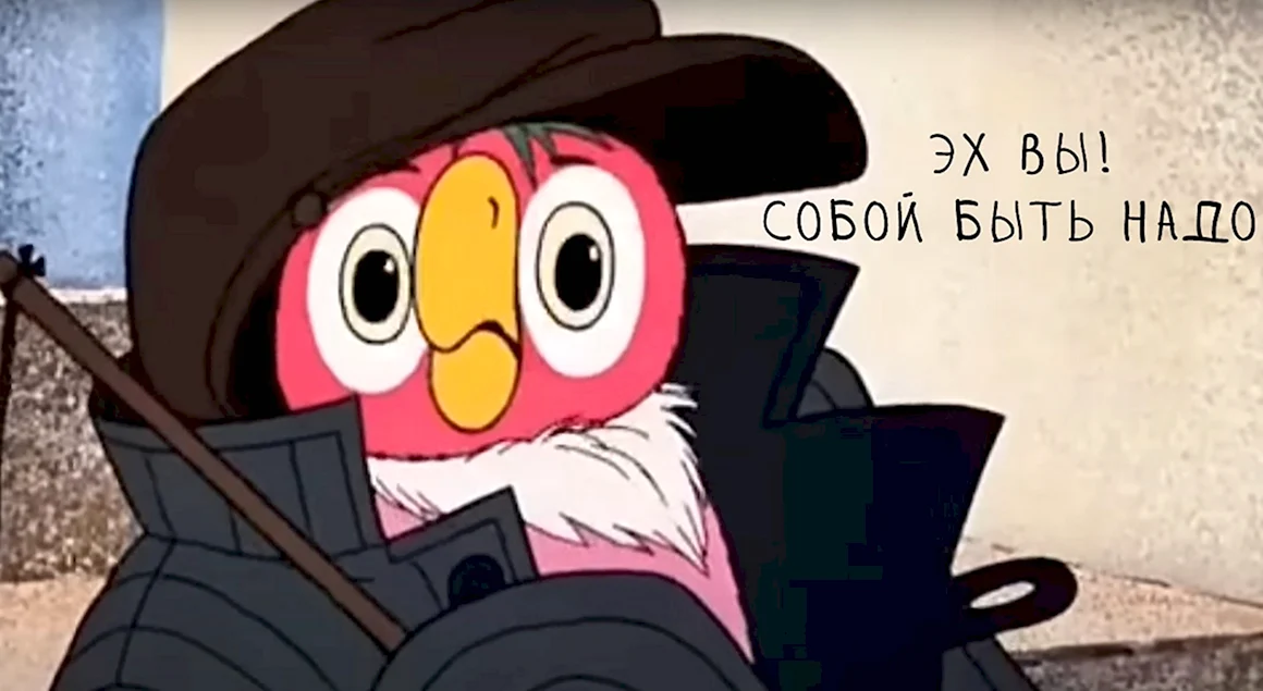 Попугай Кеша в очках