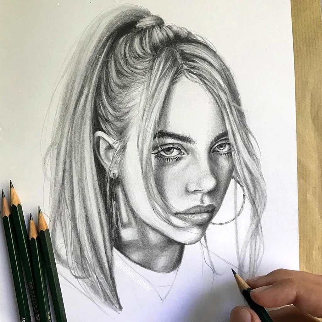 Портрет Билли Айлиш