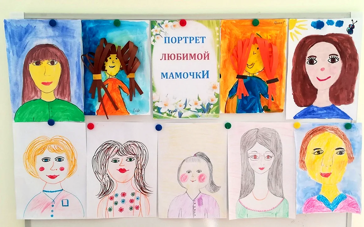 Портрет любимой мамочки