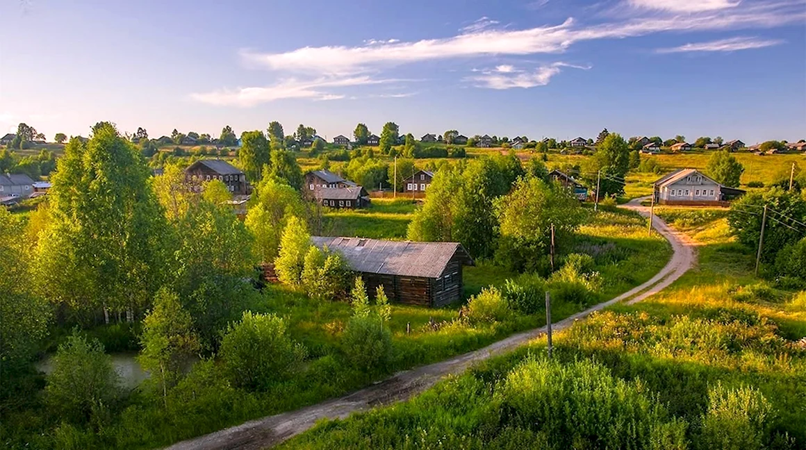 Поселок русская деревня