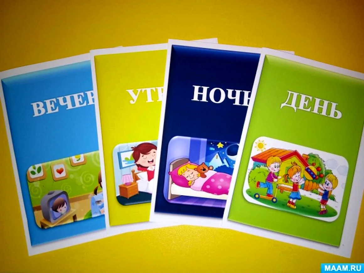 Пособие части суток