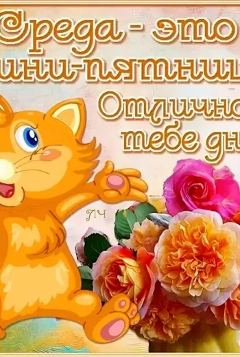 Поздравление со средой