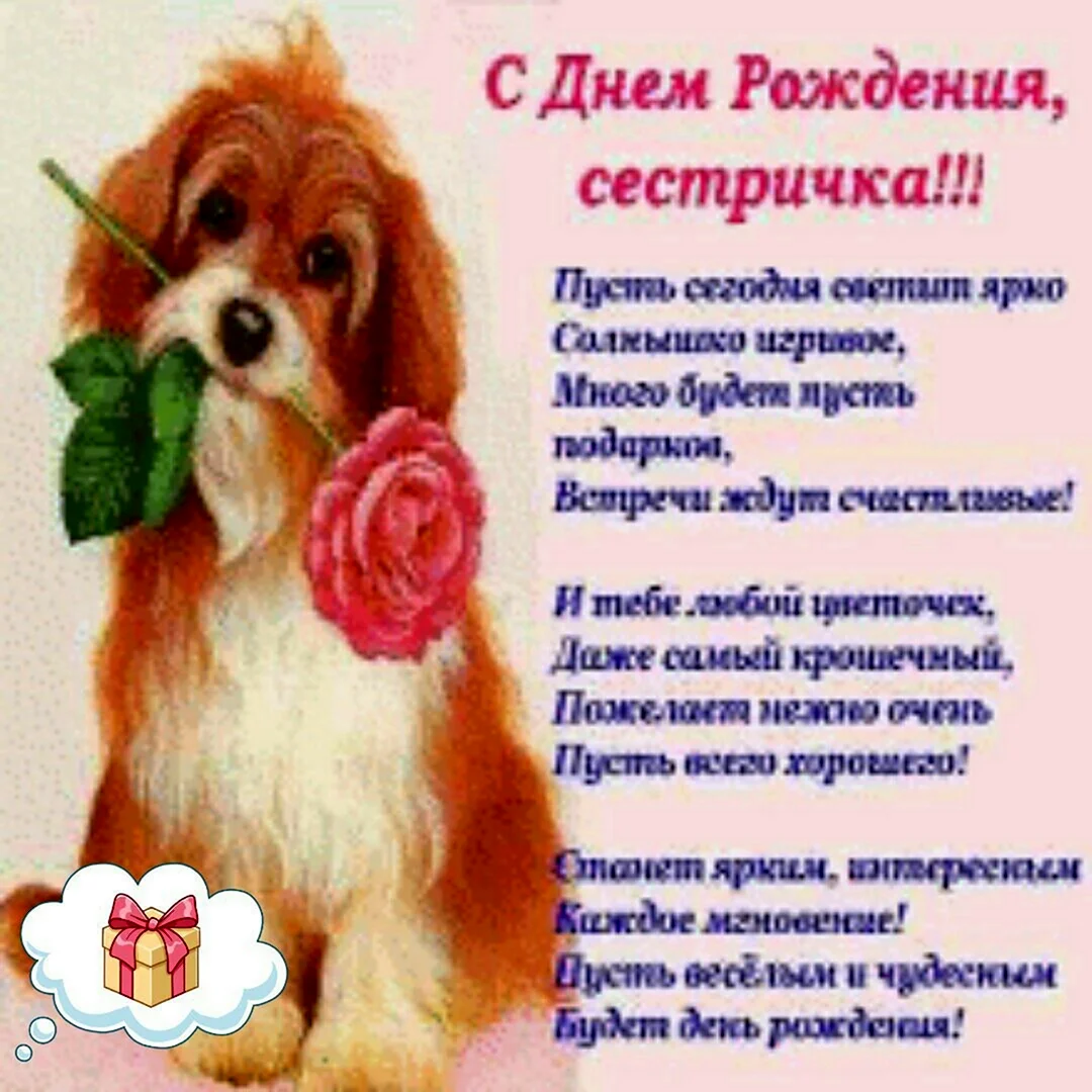 Поздравления с днём рождения сестре Ларисе
