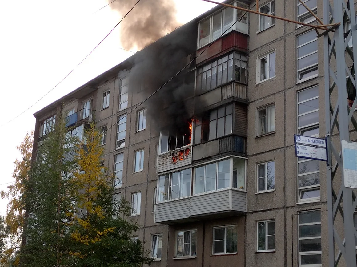 Пожар в квартире