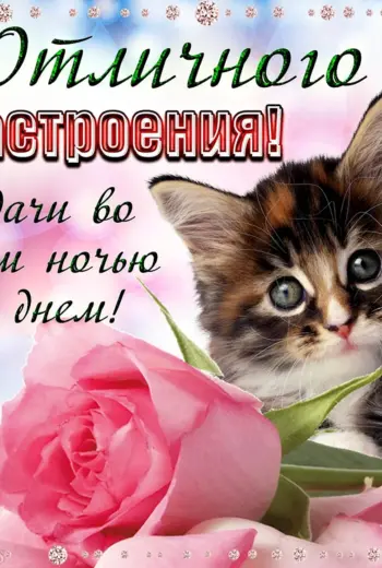 Пожелания хорошего настроения