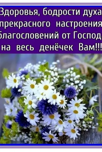 Пожелания здоровья и бодрости