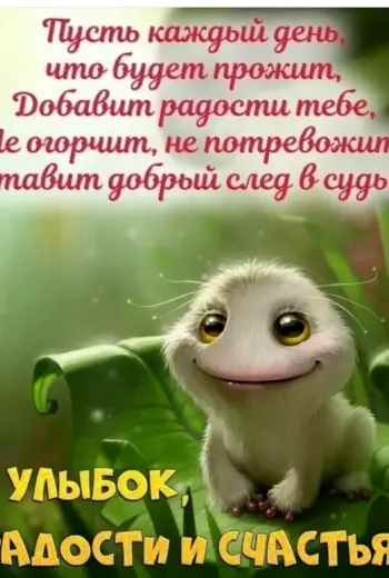 Позитивные пожелания на день
