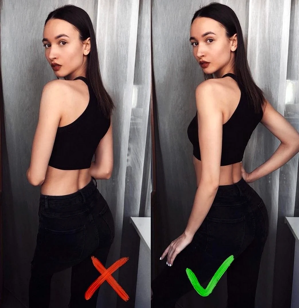 Позы для фотосессии стоя