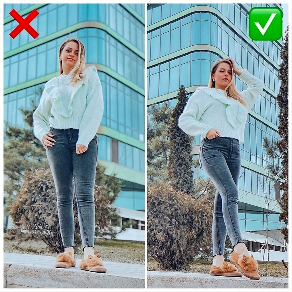 Правильные и неправильные позы для фотосессии