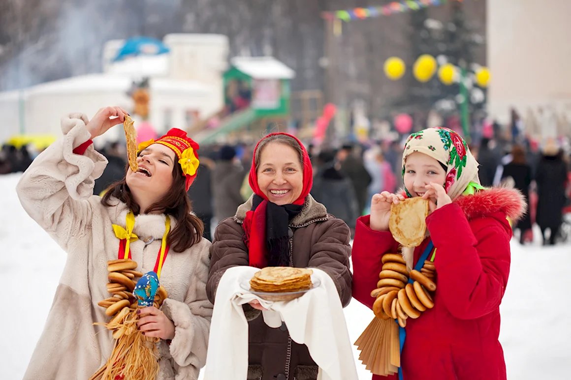 Празднование Масленицы