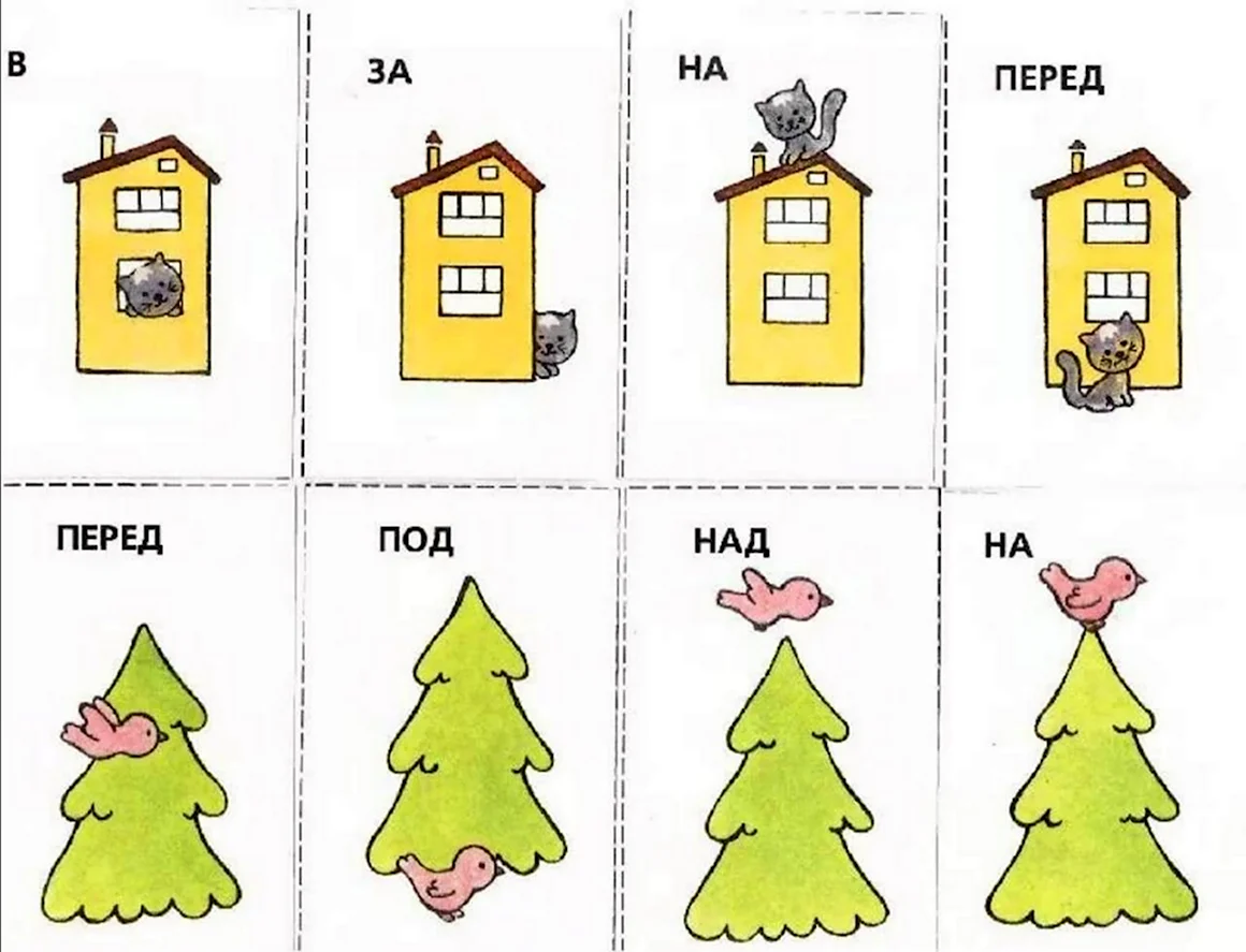 Предлоги для дошкольников