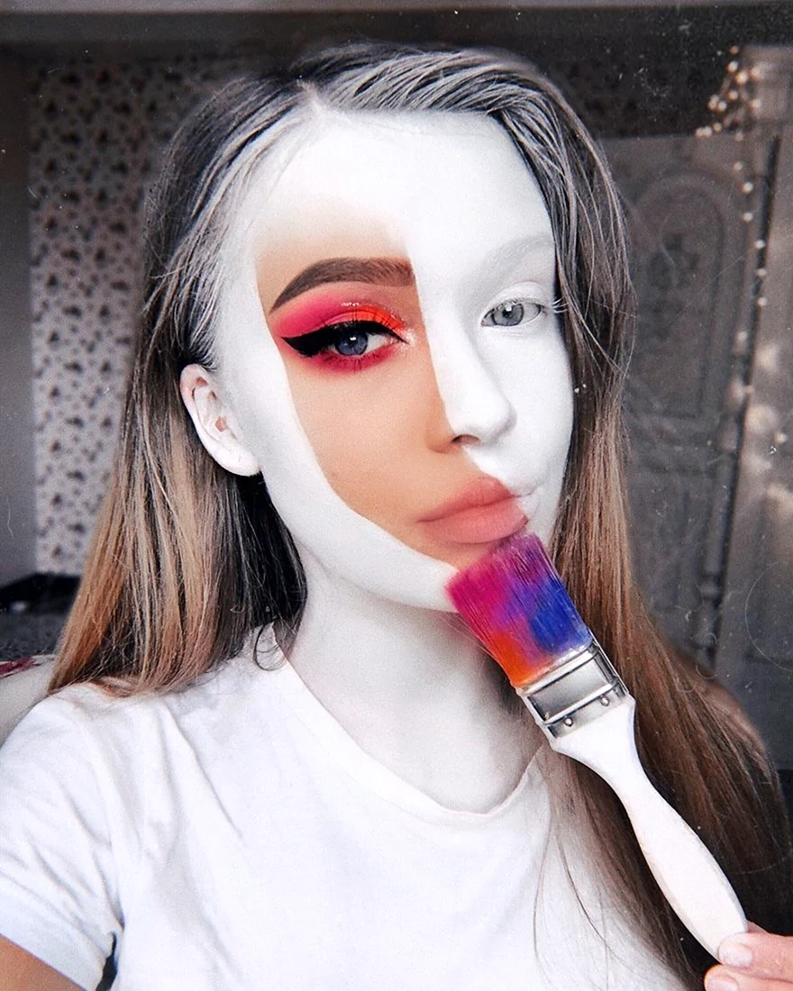 Прикольные макияжи
