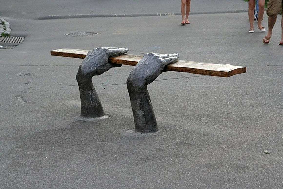 Прикольные скамейки