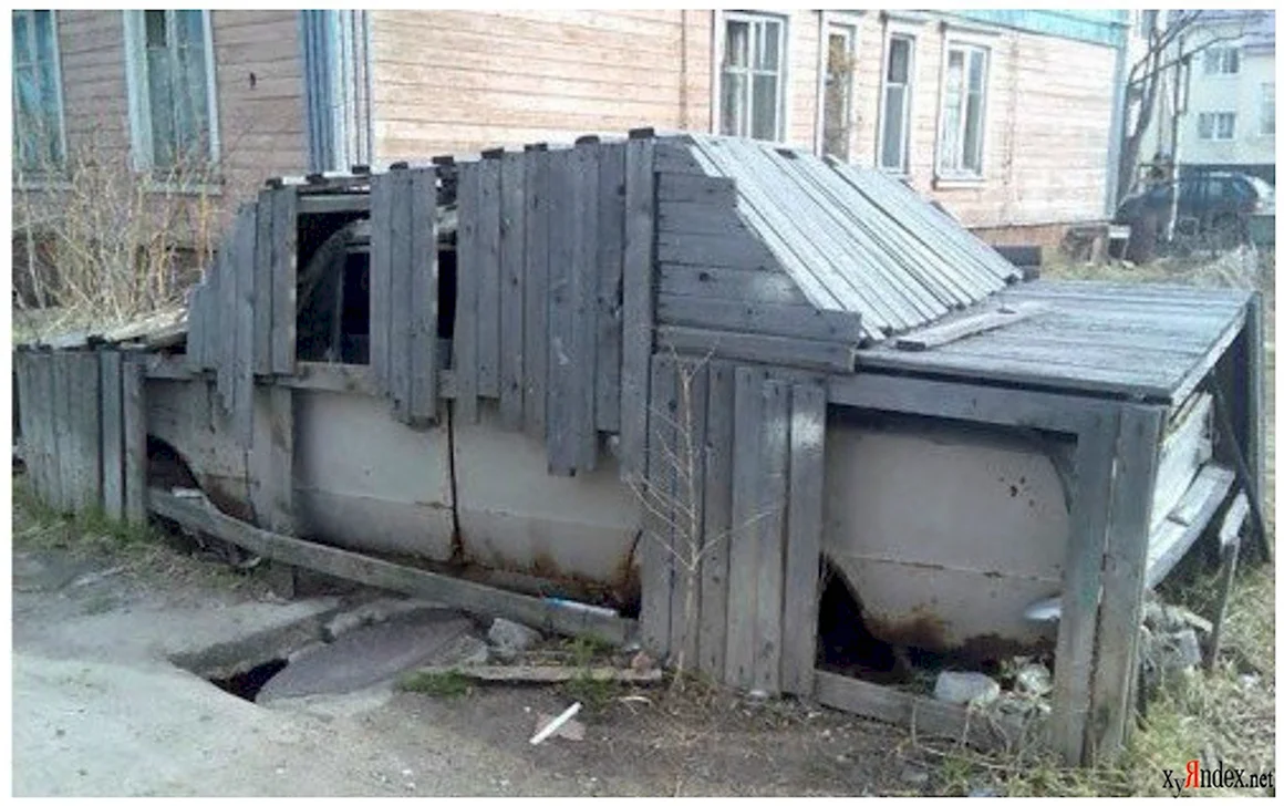 Прикольный гараж
