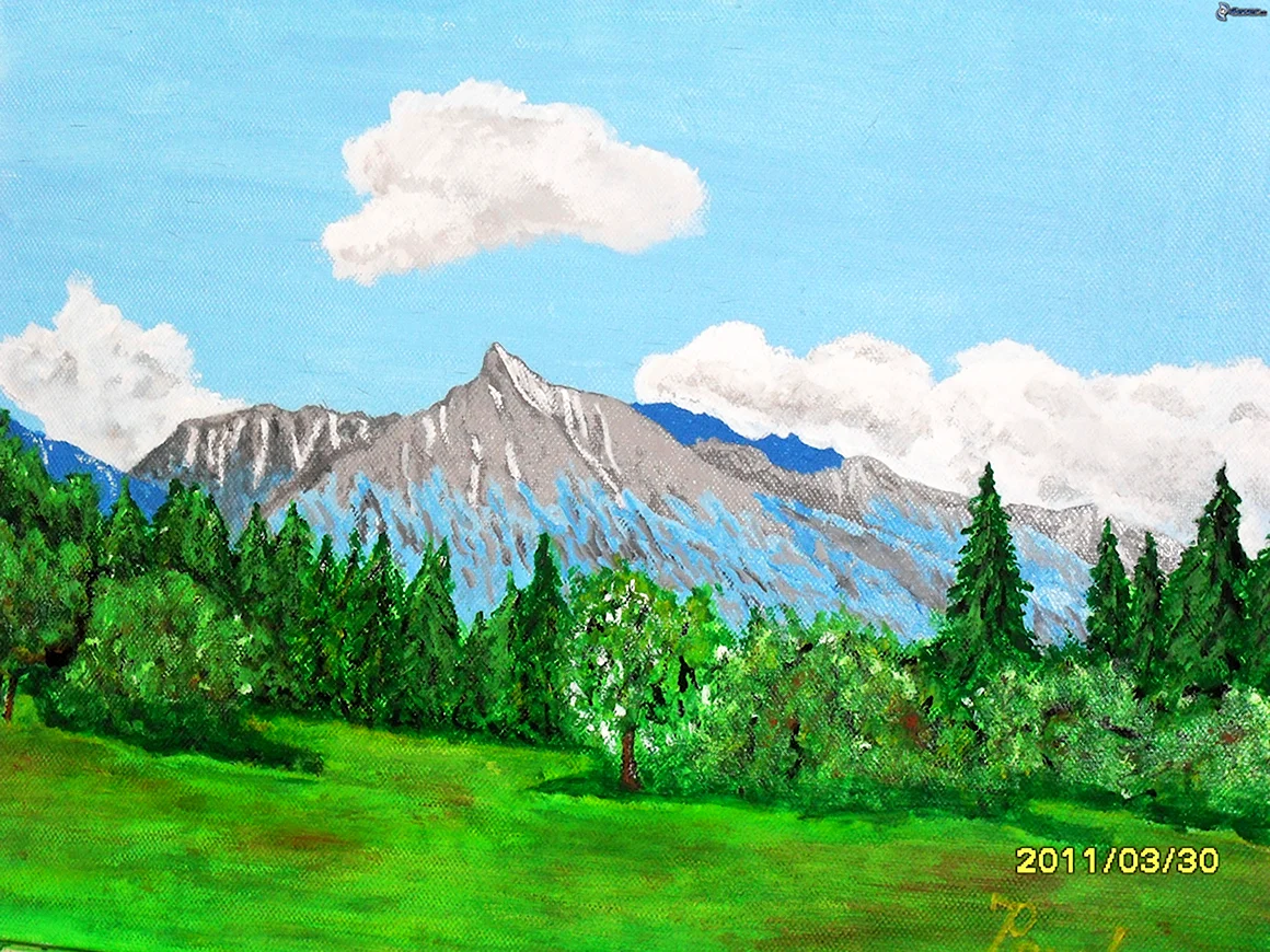 Природа Башкортостана рисунки