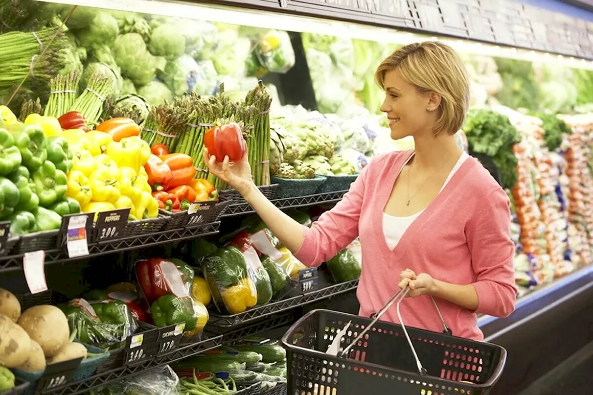 Продуктовый магазин овощи