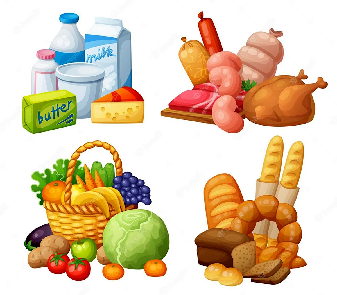 Продукты для детского сада