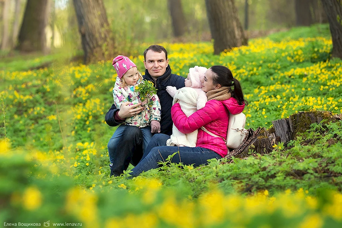 Прогулка с детьми на природе