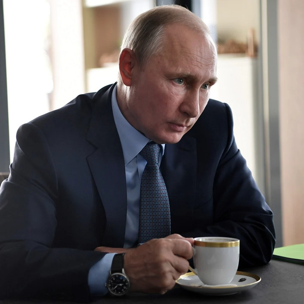 Путин в неформальной обстановке