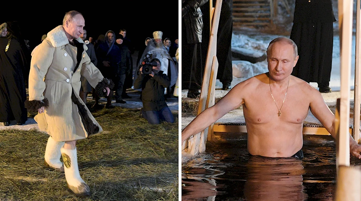 Путин в проруби 2022