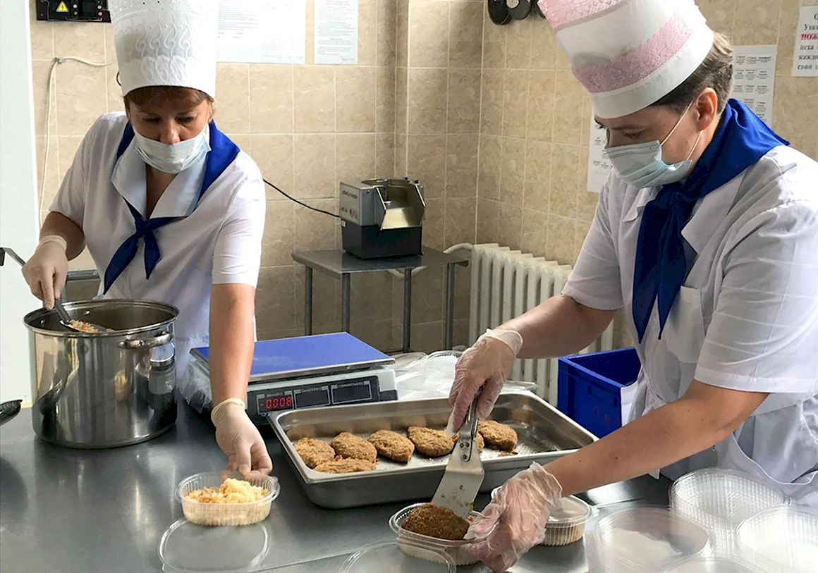 Работники столовой