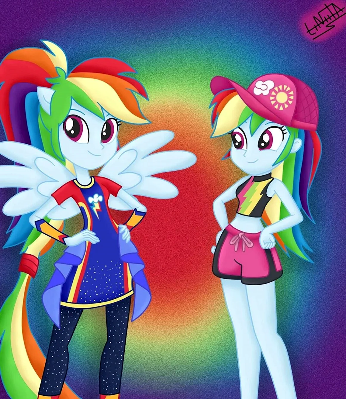 Радуга Дэш Equestria
