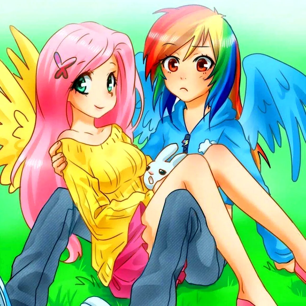 Rainbow Dash and Fluttershy