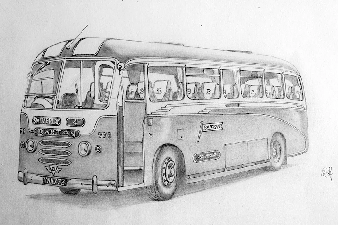 Раскраска автобус