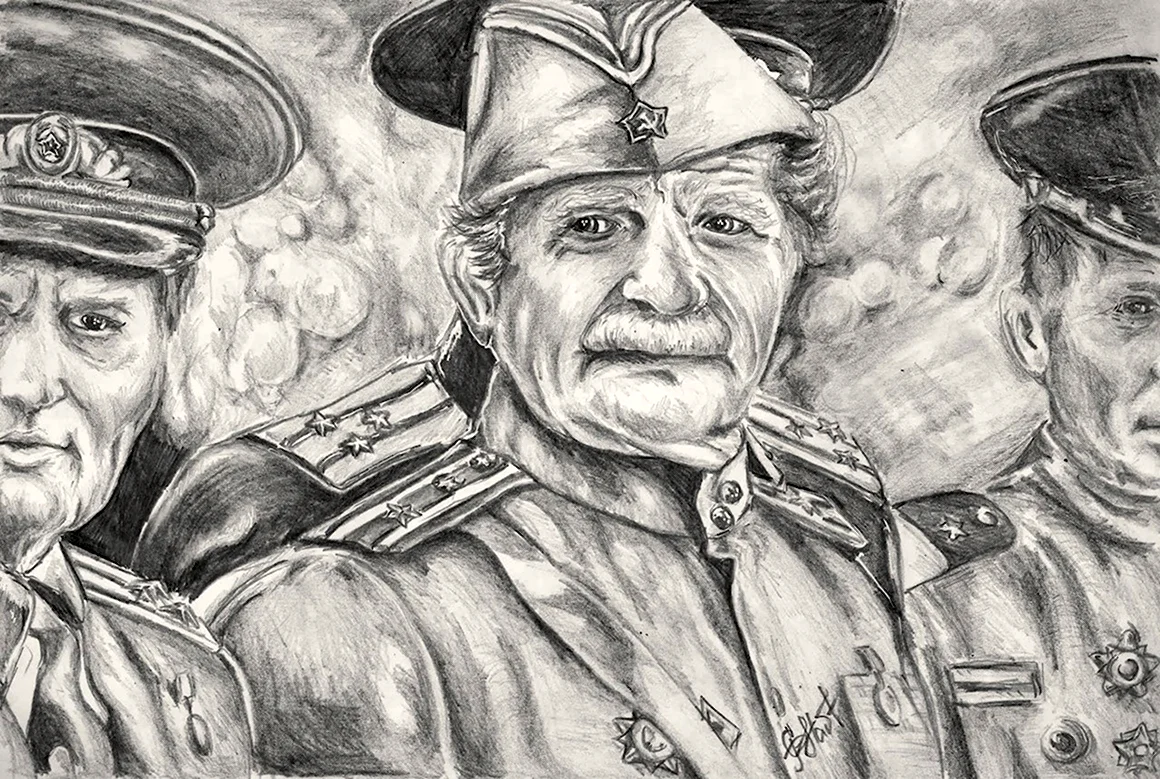 Раскраска ветеран войны