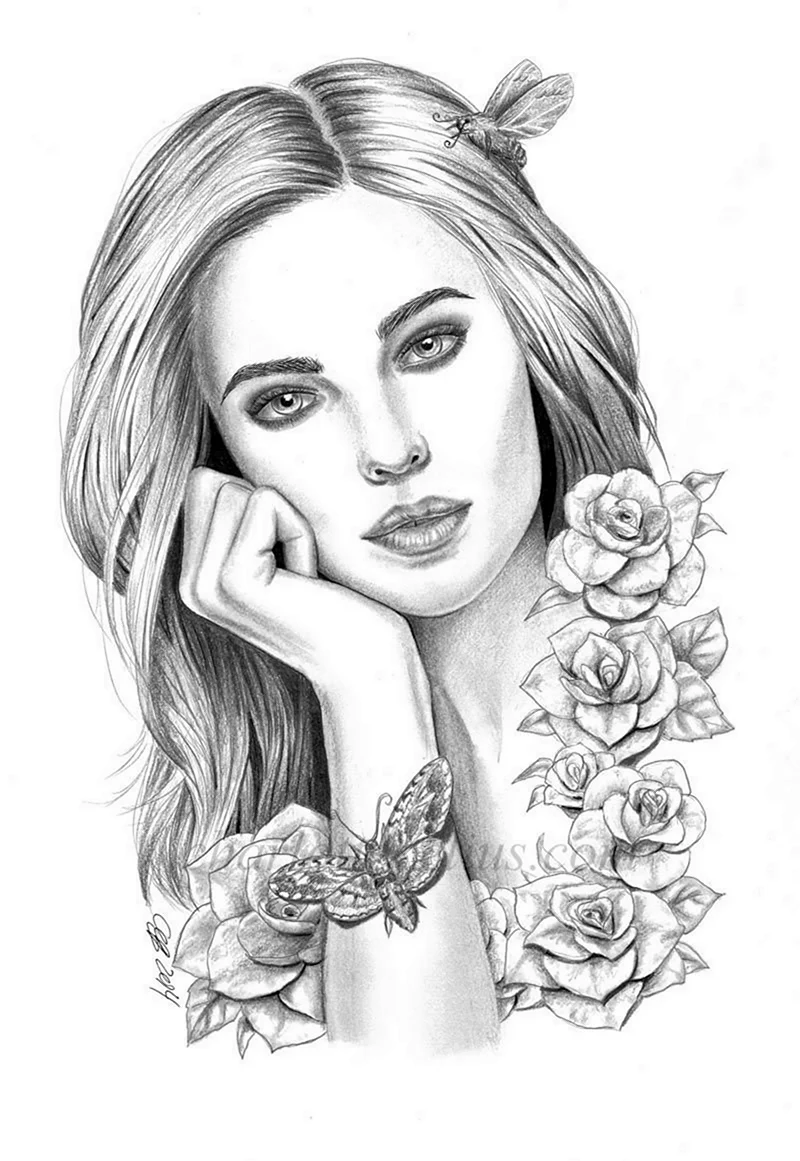 Раскраски девушки