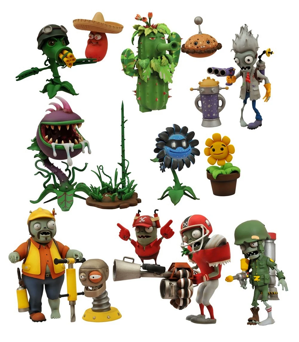 Растения против зомби Garden Warfare 2 игрушки