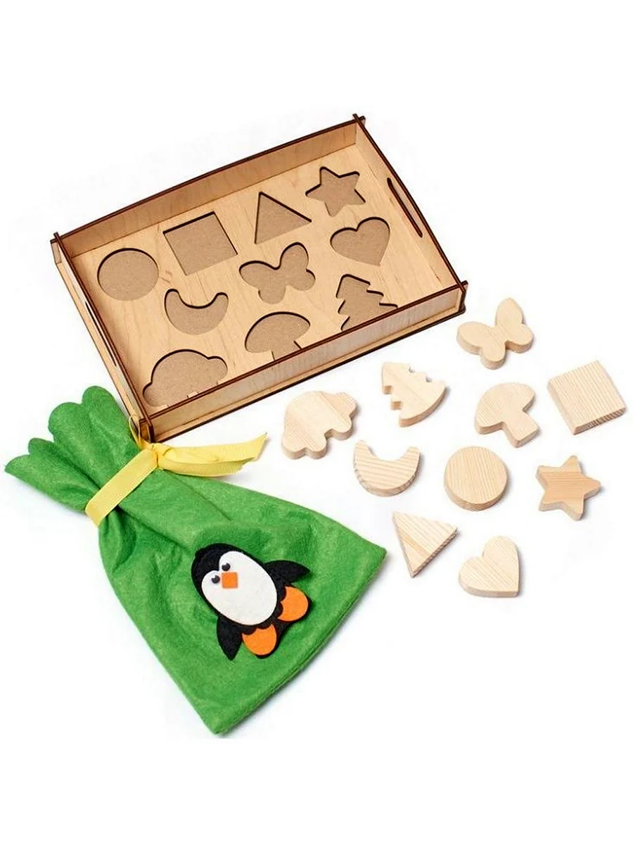 Развивающая игрушка RNTOYS Волшебный мешочек 14 предметов