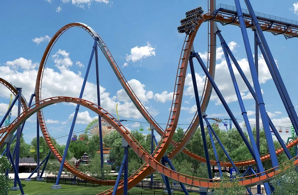 Развлекательный парк Cedar point