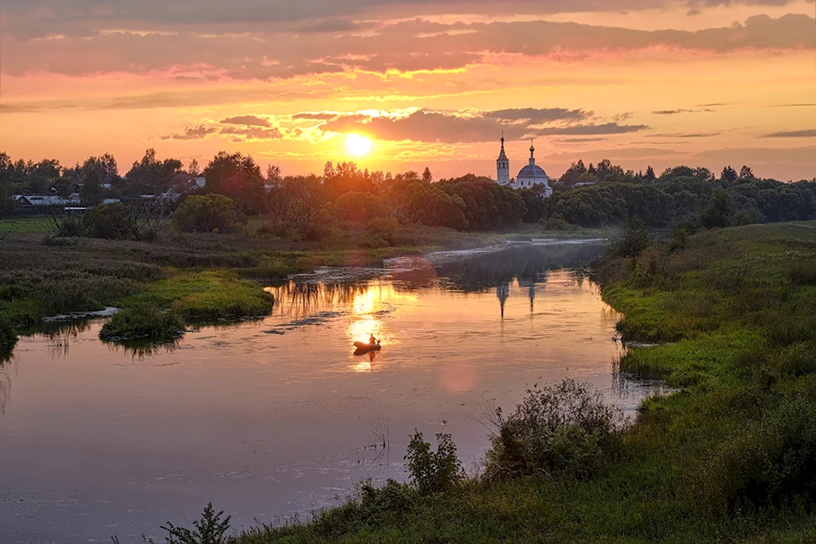 Река Нерль Суздаль