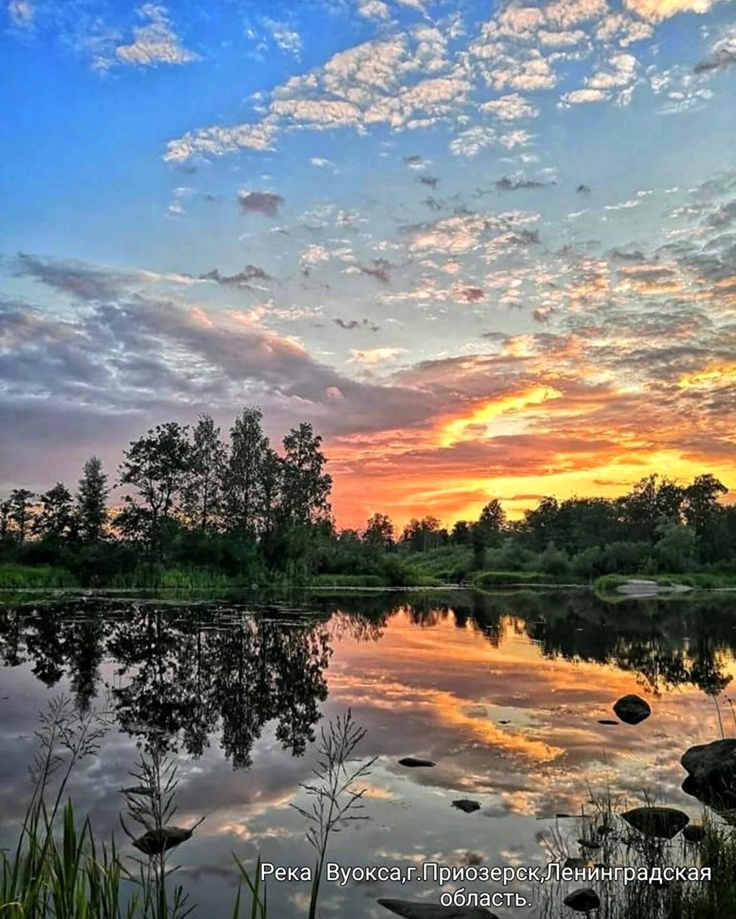 Река Вуокса Приозерск