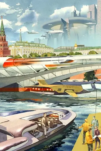 Ретрофутуризм СССР архитектура