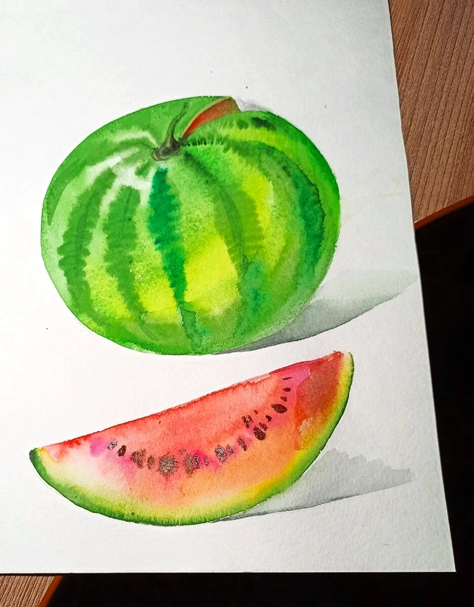 Рисование Арбуз