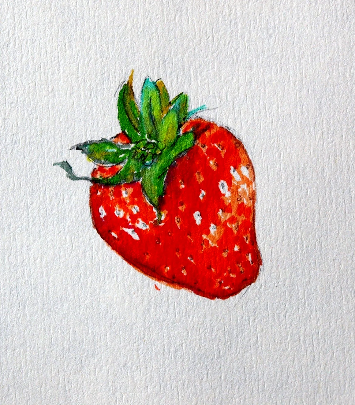 Рисование клубники