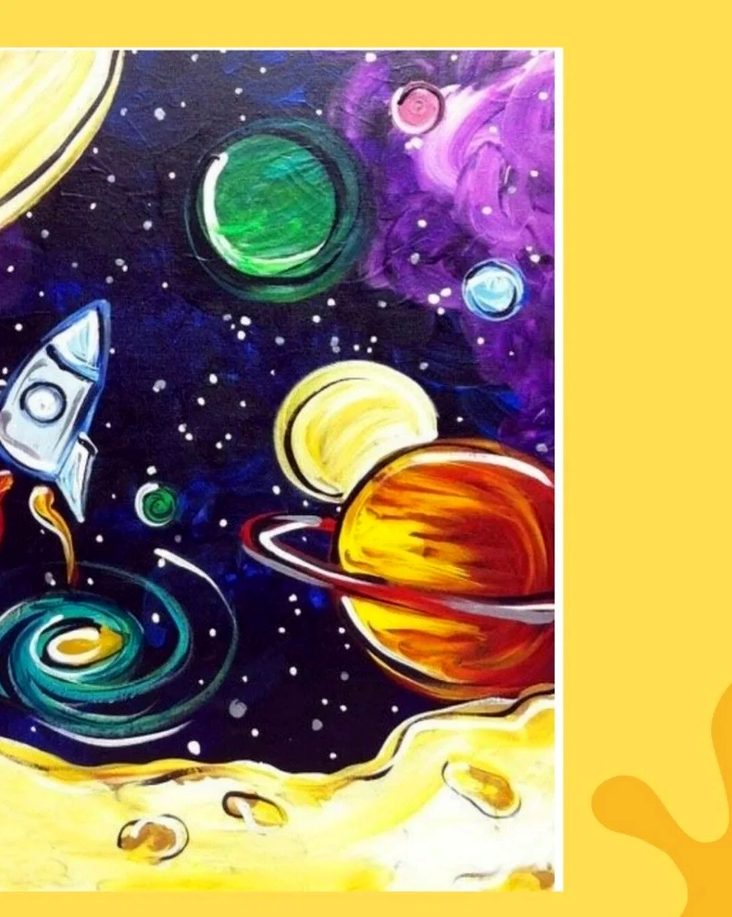 Рисование космос