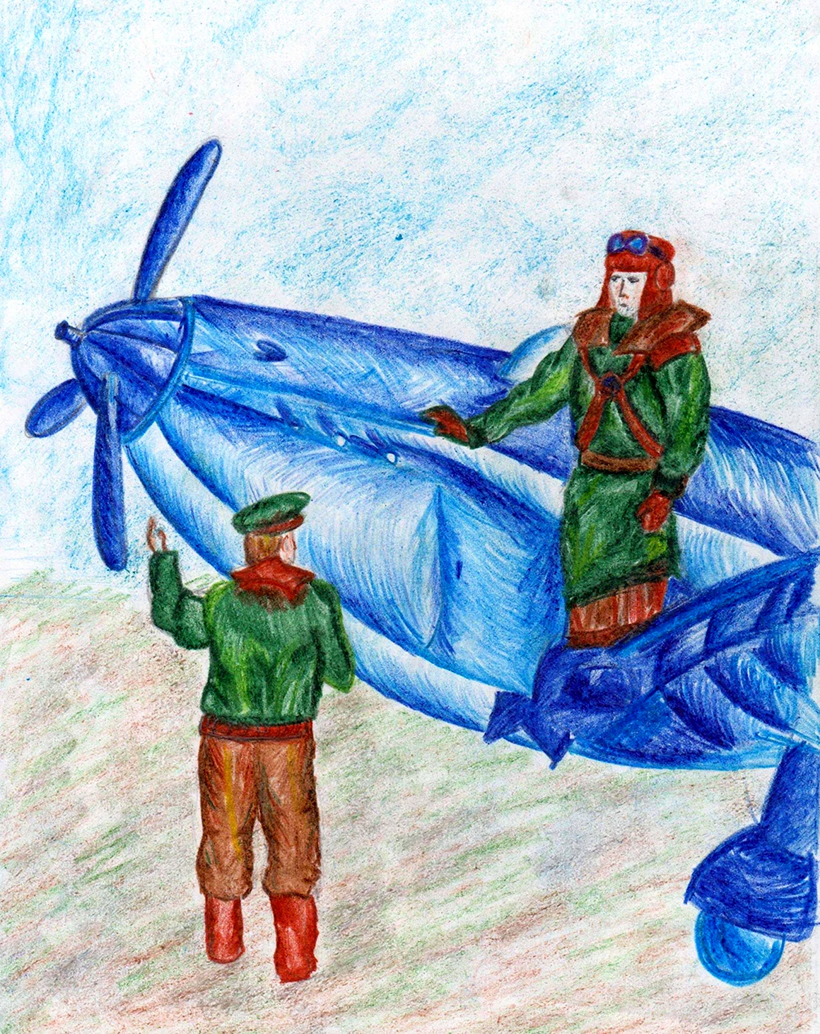 Рисование летчик