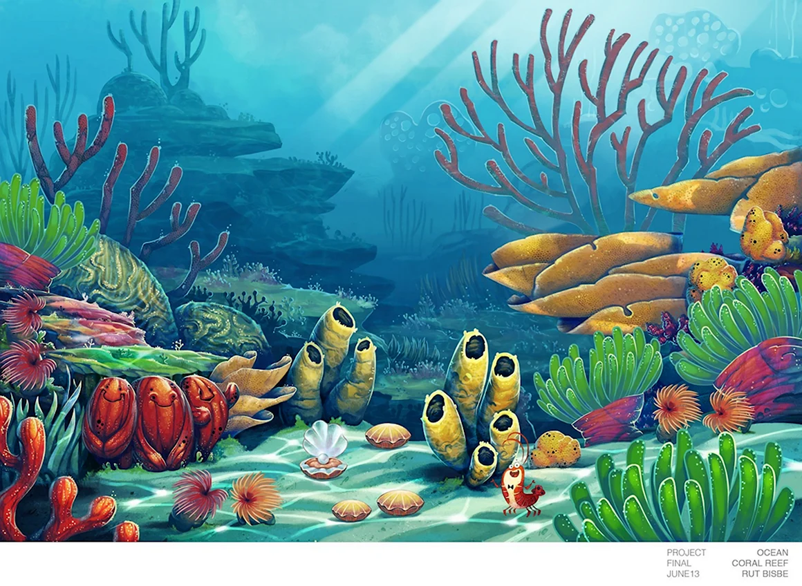 Рисование Морское дно