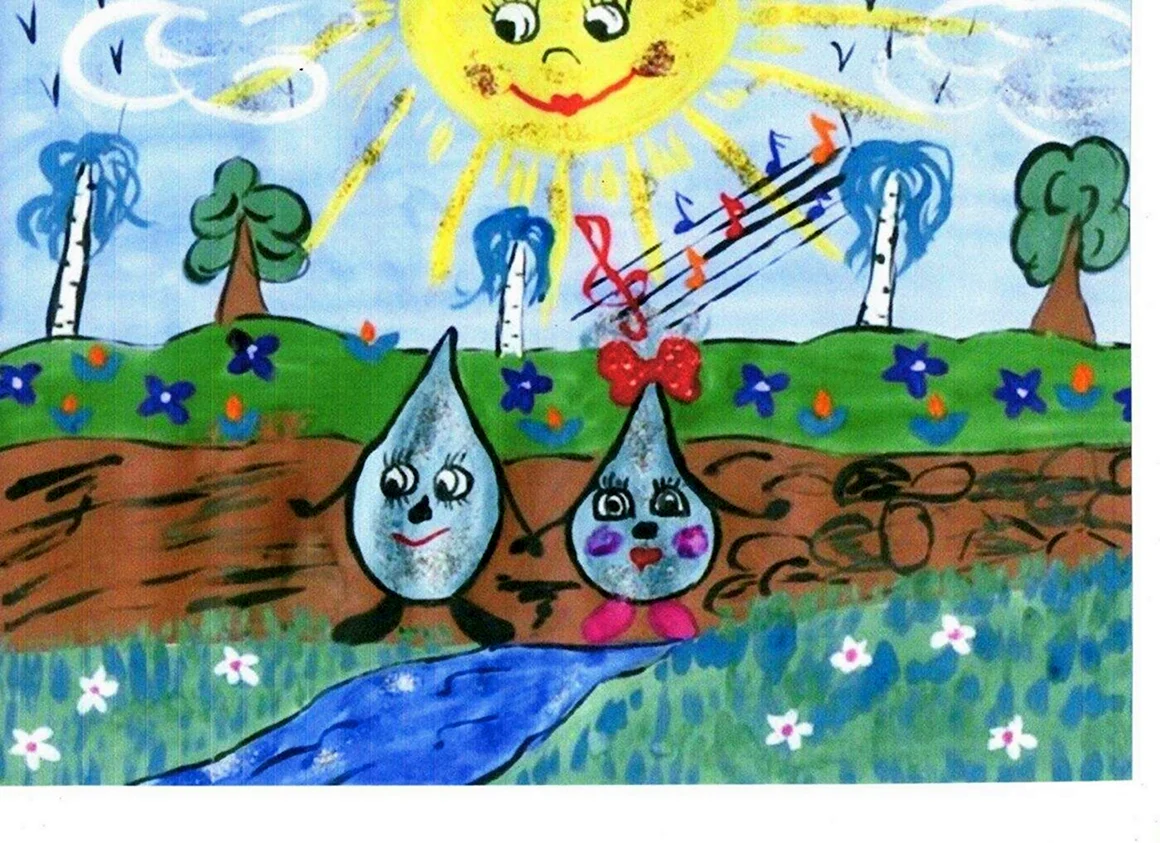Рисование на тему вода